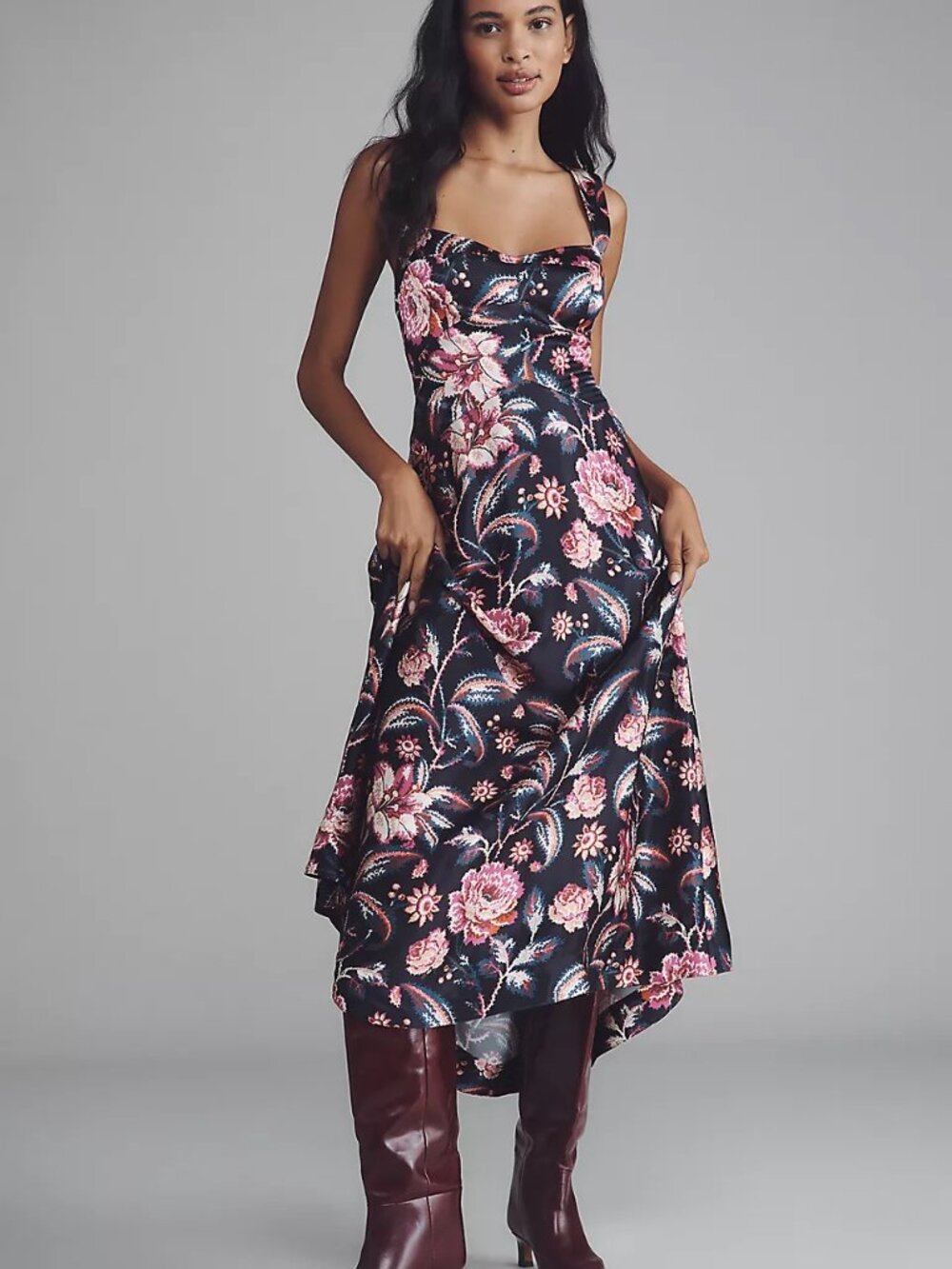 Jocelyn Sleeveless Slip Midi Dress by Maeve